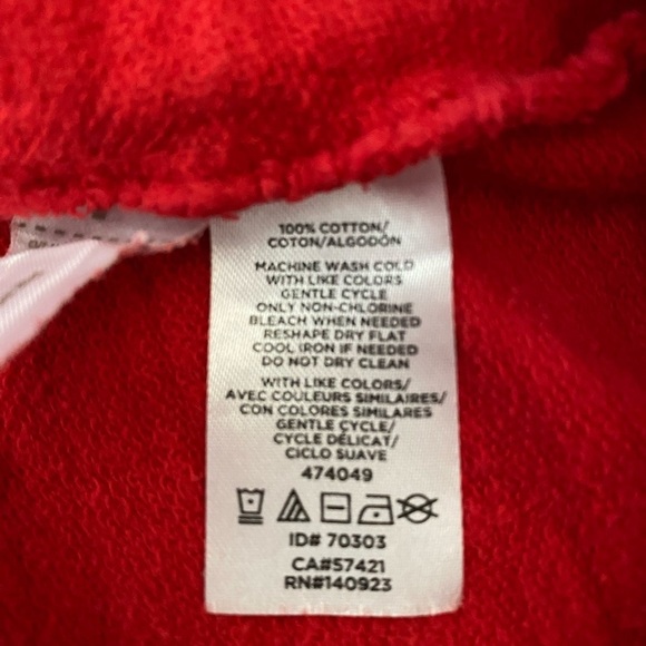 LOFT Womens Knit Mini Skirt Size Small Red Elastic Tie Waist Pockets Cotton - Picture 4 of 7